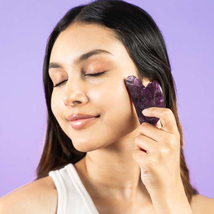 Amethyst Gua Sha Facial Set