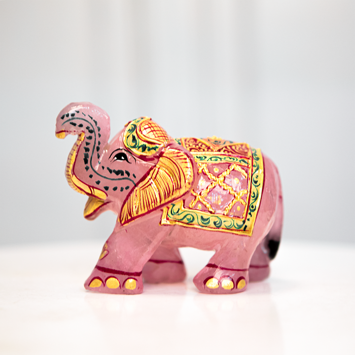 Rose Quartz Elephant