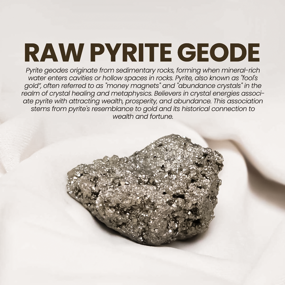 Raw Pyrite Geode