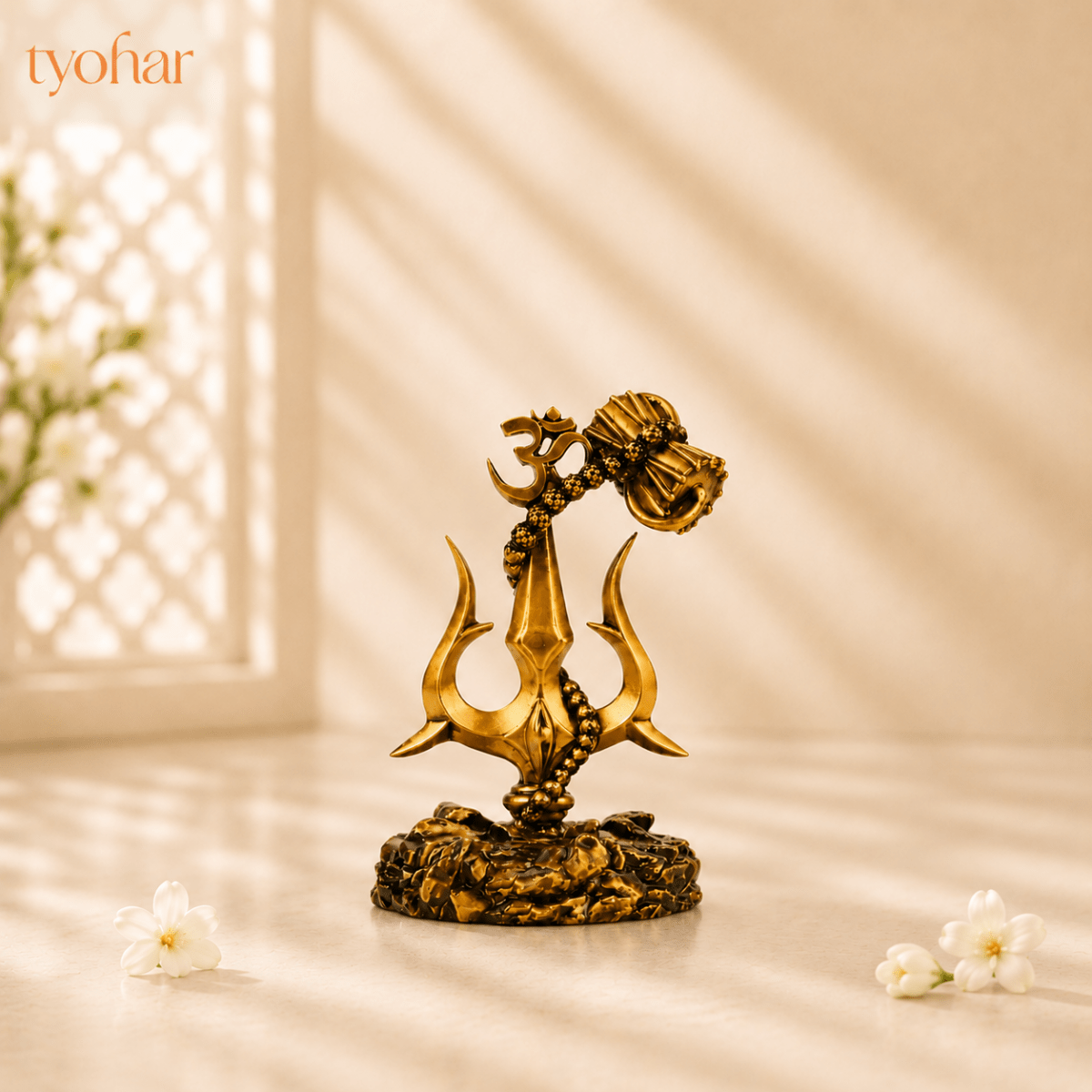 Divine Car Dashboard Idol - Marble Dust Coated - Tyohar Store