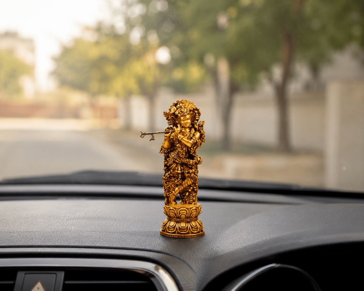 Divine Car Dashboard Idol - Marble Dust Coated - Tyohar Store