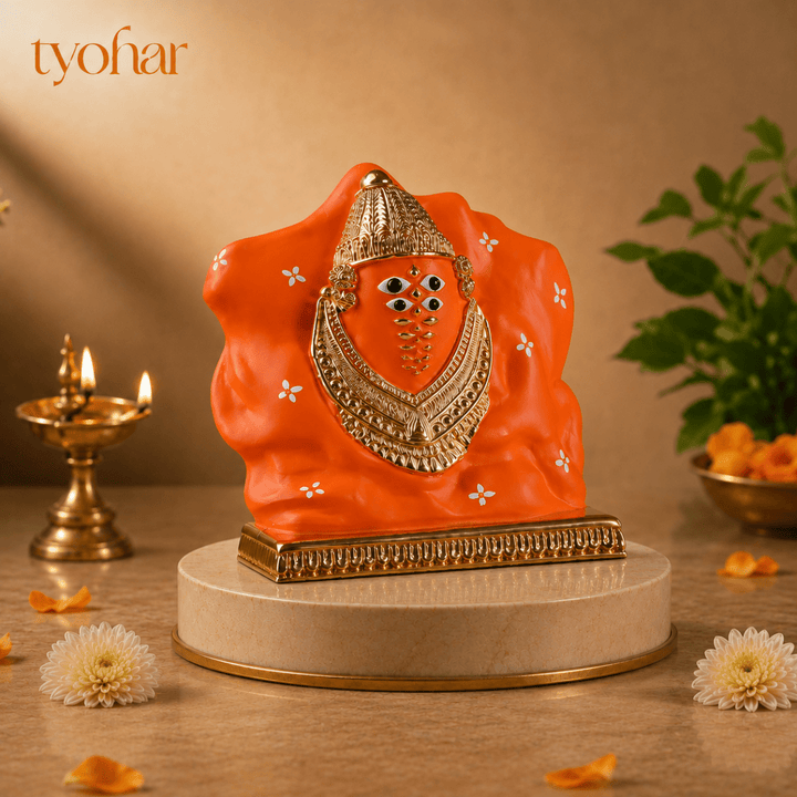 Shree Ashapura Maa Murti | Pure 24K Gold plated - Tyohar Store