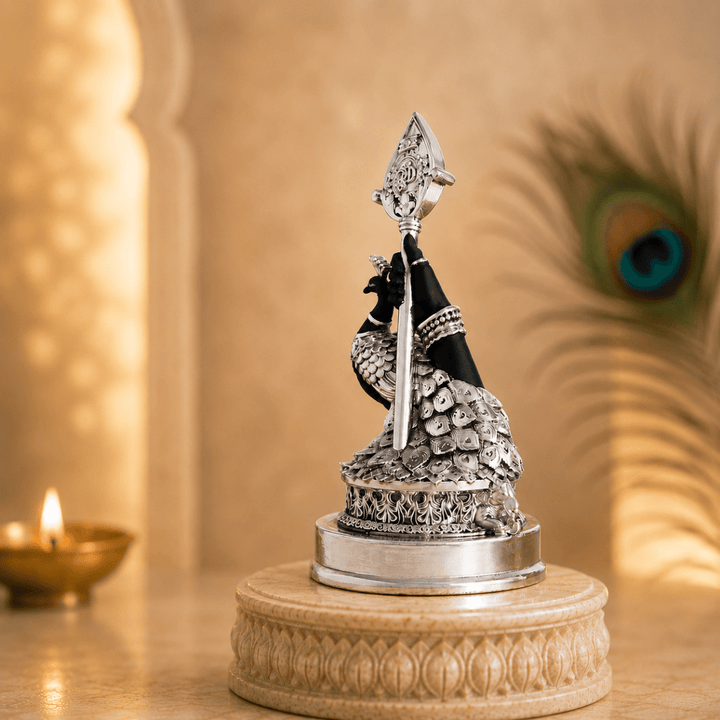Vel Mayil Murugan Idol (999 Silver Plated) - Tyohar Store