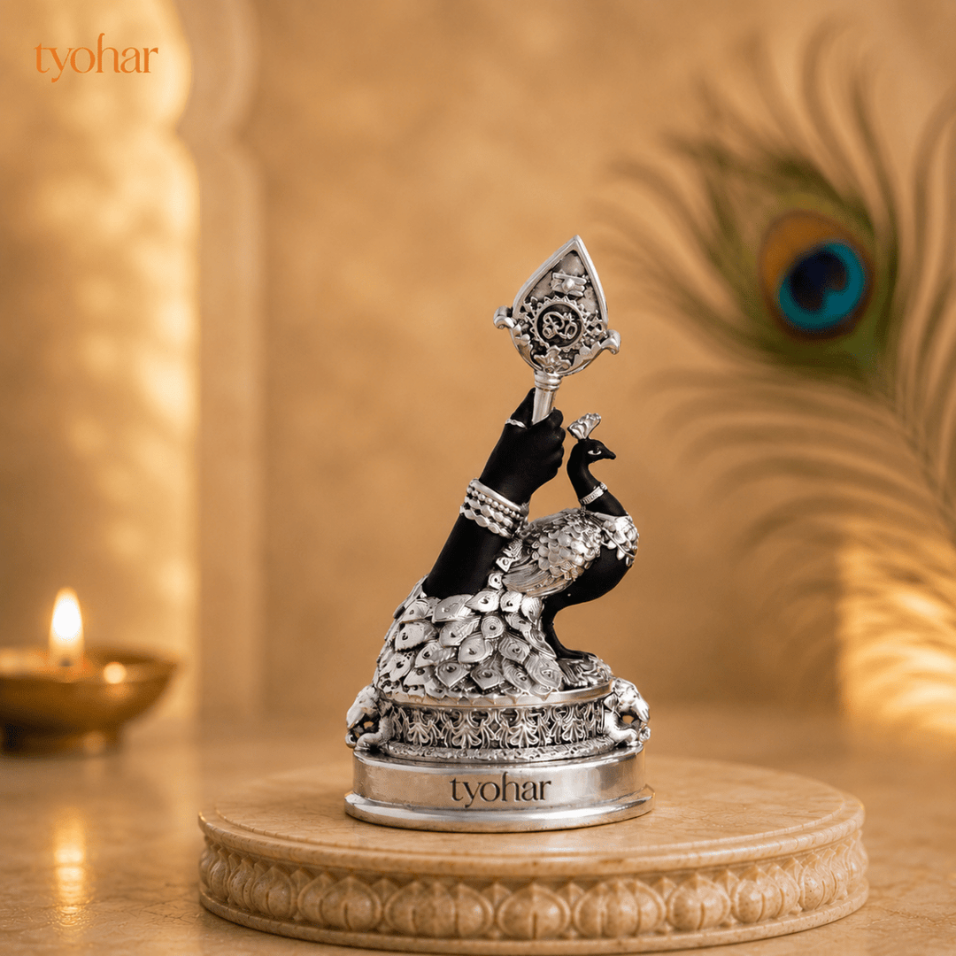 Vel Mayil Murugan Idol (999 Silver Plated) - Tyohar Store