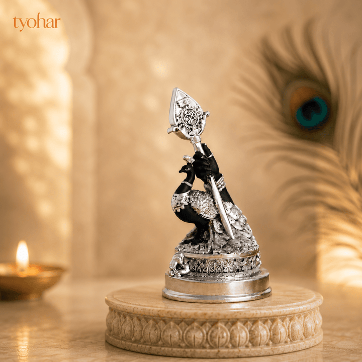 Vel Mayil Murugan Idol (999 Silver Plated) - Tyohar Store