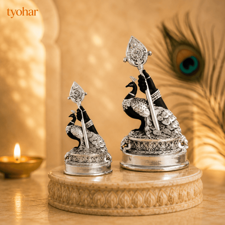 Vel Mayil Murugan Idol (999 Silver Plated) - Tyohar Store
