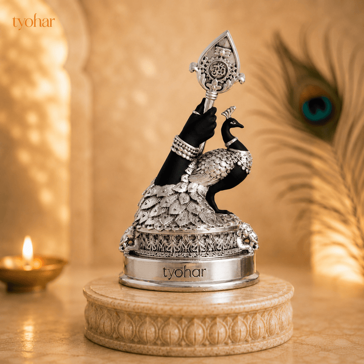 Vel Mayil Murugan Idol (999 Silver Plated) - Tyohar Store