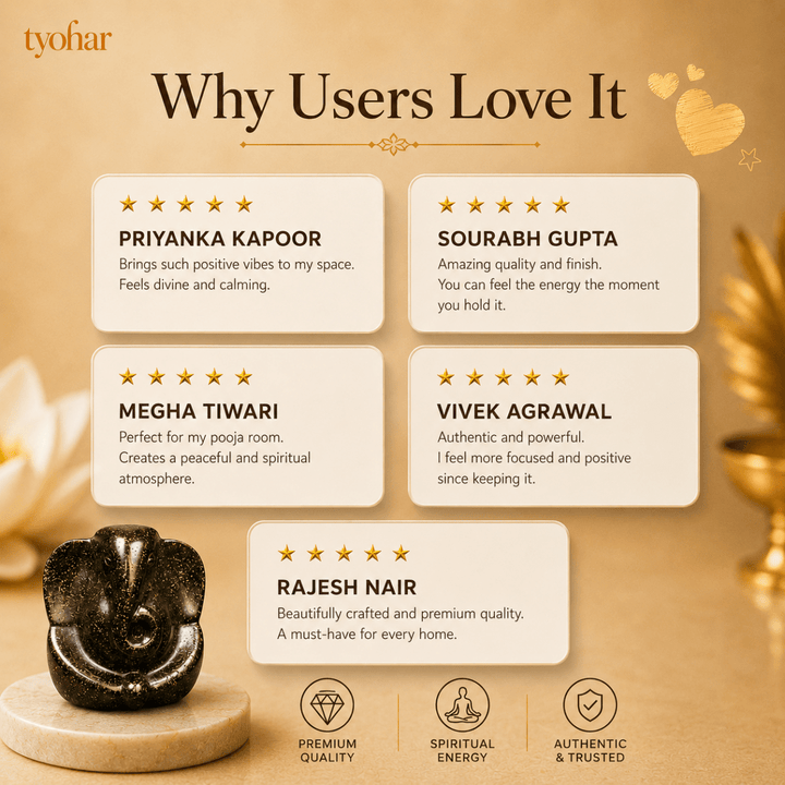 Pyrite Ganesha | Attract Money & Abundance - Tyohar Store