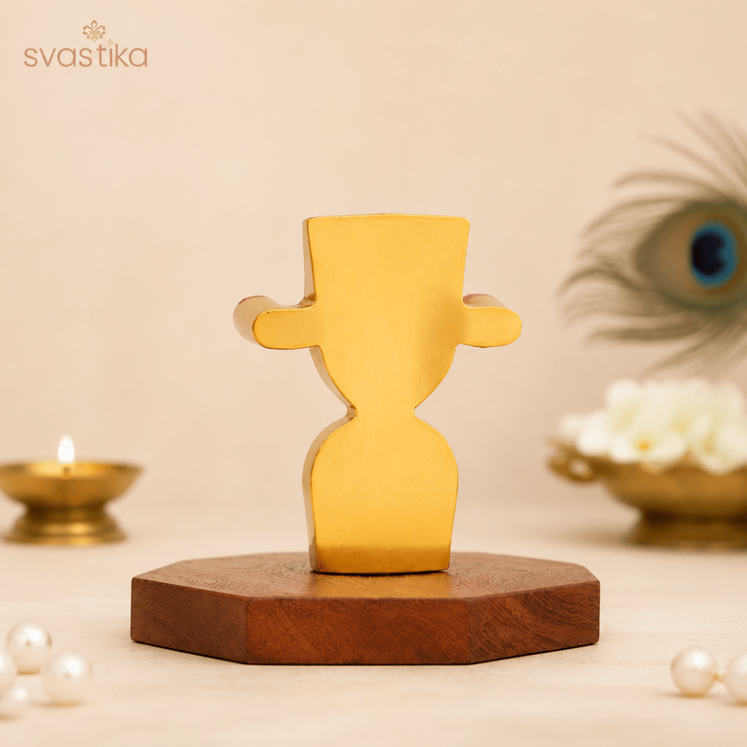 Lord Jagannath, Subhadra, Balabhadra Murti Set | Gold Plated - Tyohar Store