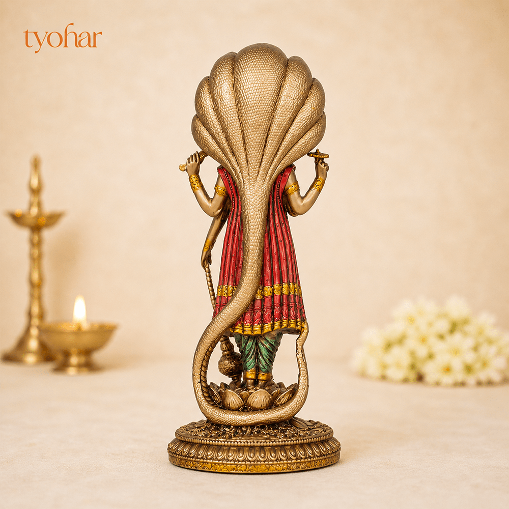 Shree Vishnu Vigraha Antique Idol [12 Inch] - Tyohar Store
