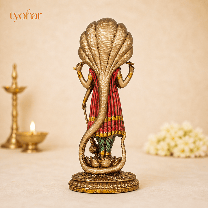Shree Vishnu Vigraha Antique Idol [12 Inch] - Tyohar Store