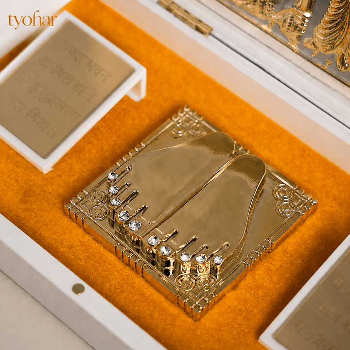 Shree Ram Darbar Pocket Temple | Pure Gold Plated - Tyohar Store