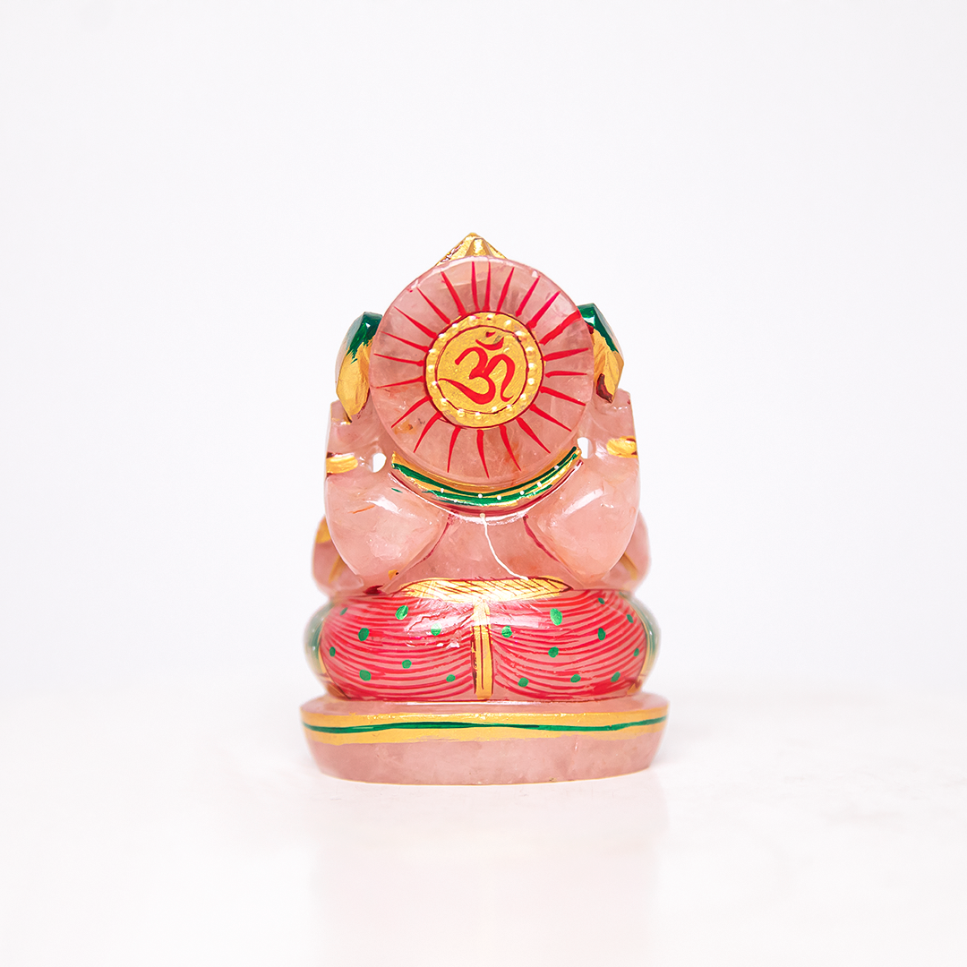 Rose Quartz Ganesha