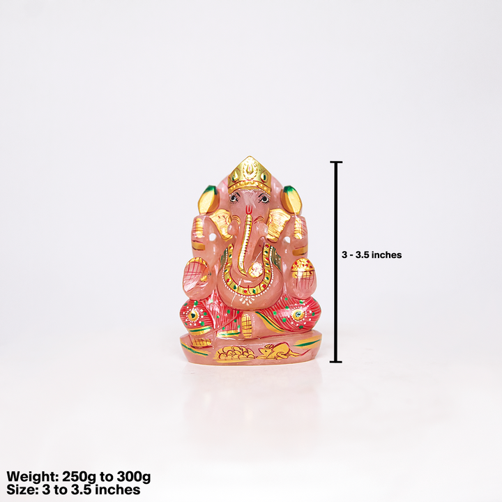 Rose Quartz Ganesha