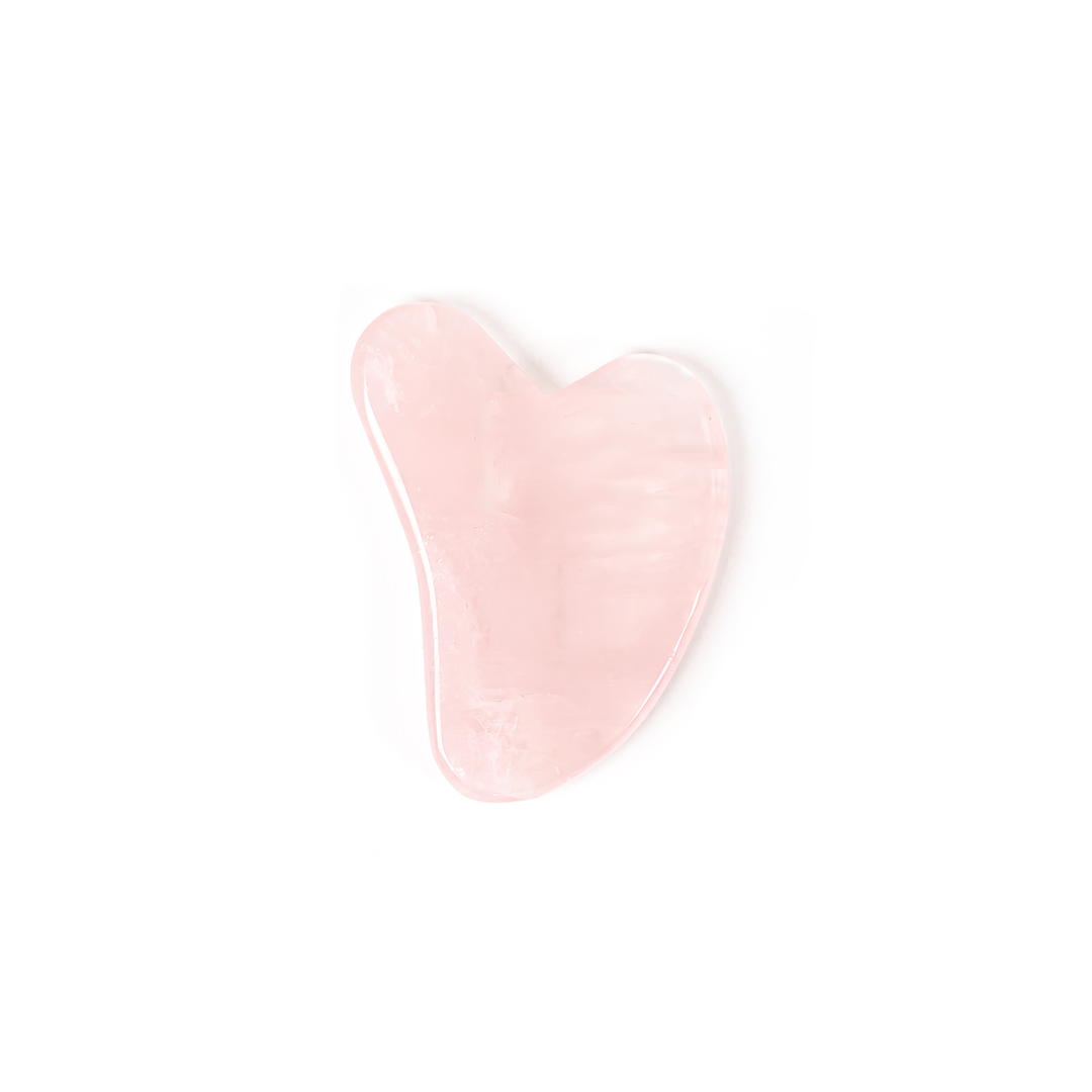 Rose Quartz Gua Sha Facial Set