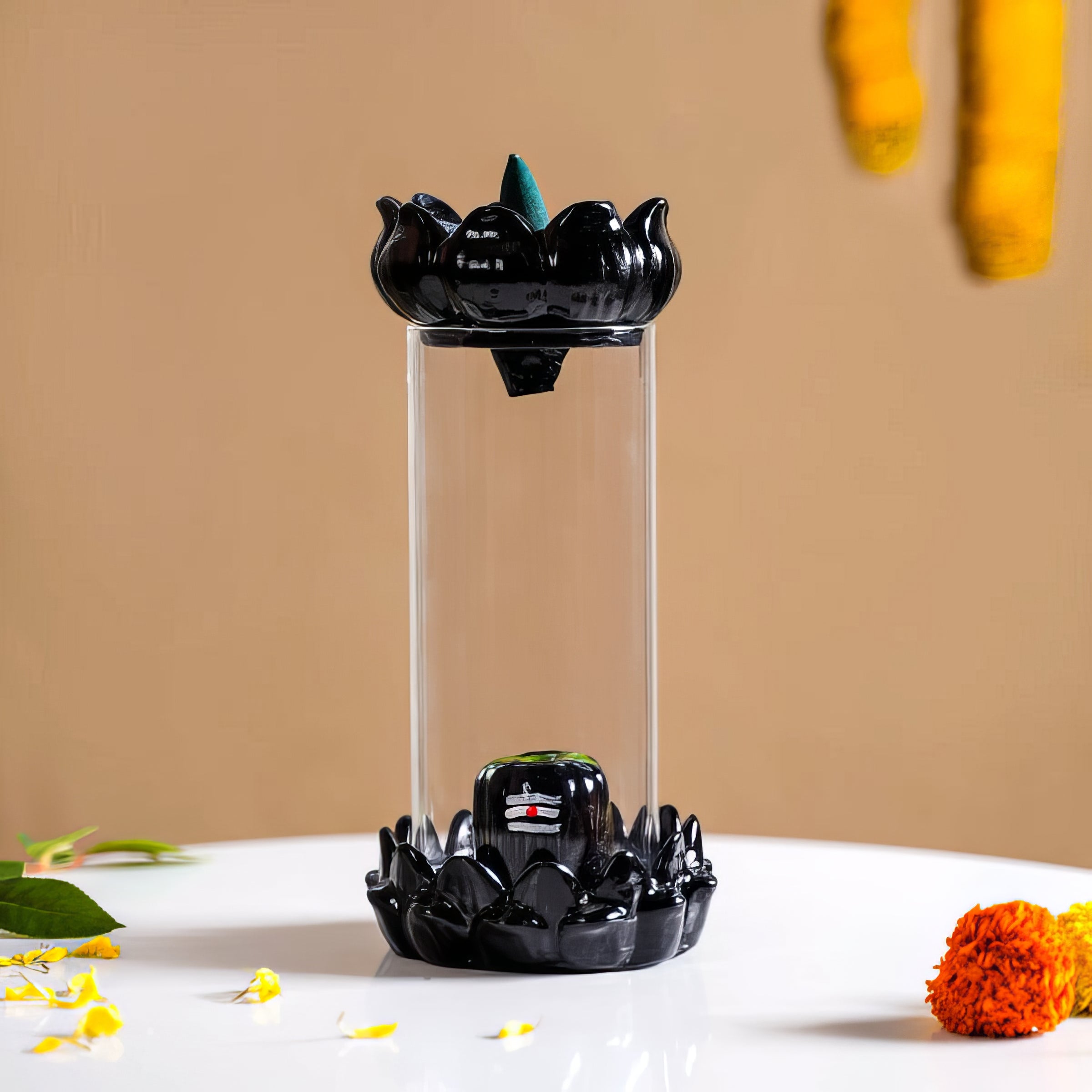 Shivling Smoke Fountain Incense Holder