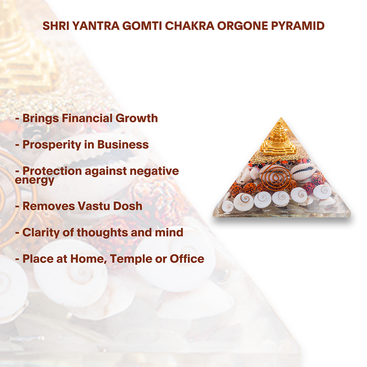 The Wealth Bundle (Laxmi Pyramid + Gomati Rudraksh Tree 108 Beads)