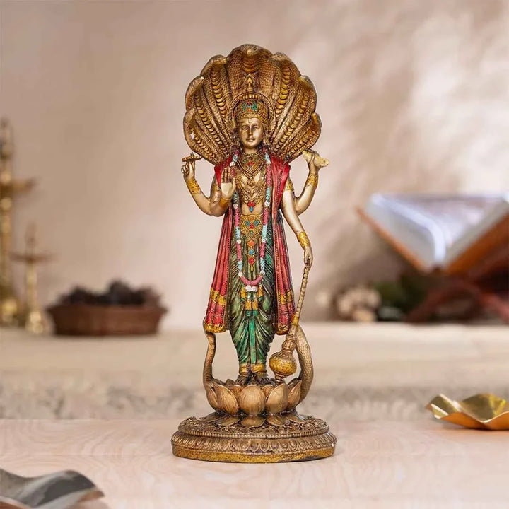 Shree Vishnu Vigraha Antique Idol [12 Inch]