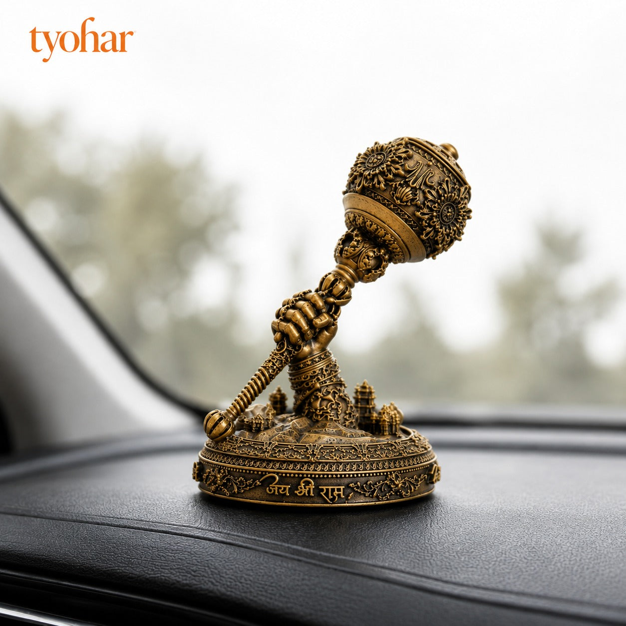 Divine Car Dashboard Idol - Marble Dust Coated