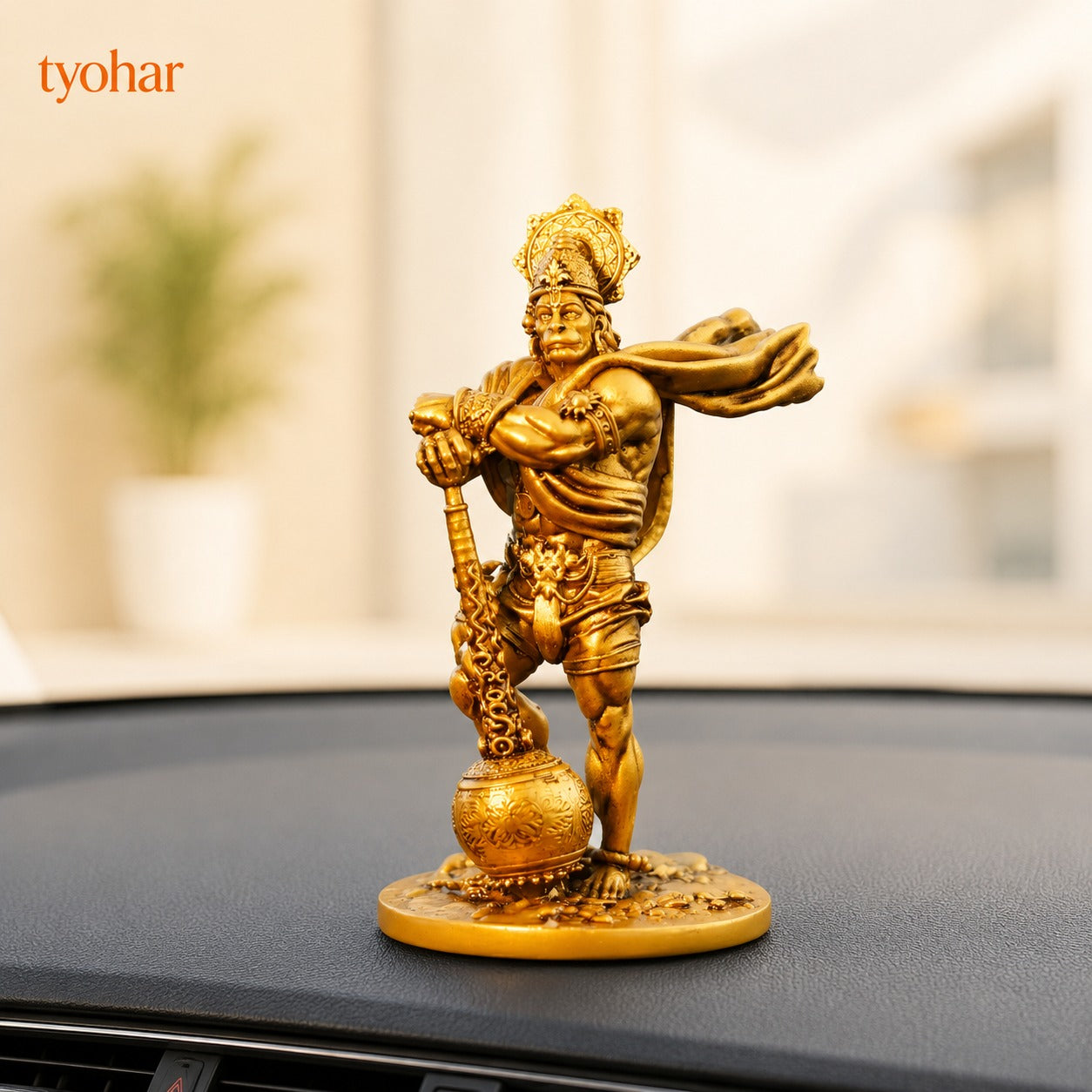 Divine Car Dashboard Idol - Marble Dust Coated