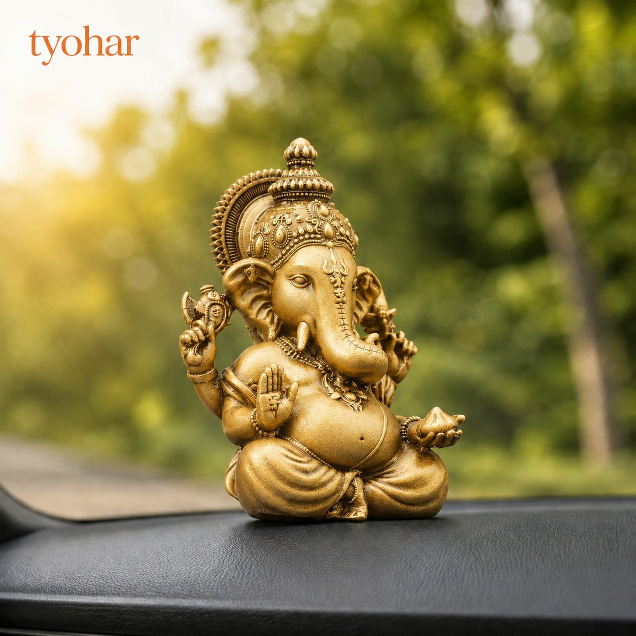 Divine Car Dashboard Idol - Marble Dust Coated